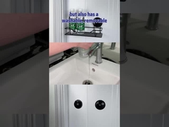 Siyah Oksitlenmiş Paslanmaz Çelik Banyo Aksesuarları Tutucu Duş Vantuz Sabit