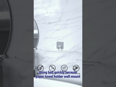 Hasarsız Yapışkanlı Kağıt Havluluk Duvar Montajı