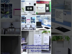 Plastik Dahil Olan En Pürüzsüz Yüzeyde Yeniden Konumlandırılabilir Yapışkan Kuru Silme Kartı