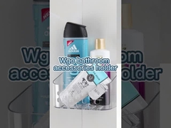 Hasarsız Temiz Mutfak Organizer Konteyner Duvar Montajı Banyo için