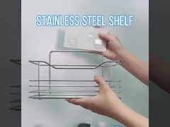 SS201 Duvara Monte Mutfak Depolama Rafları 10kg Yükleme Mutfak Duvar Rafı