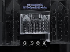 Mutfak Ofis Masası Sepeti İçin Hasarsız Duvara Montaj Plastik Banyo Caddy Tutucu