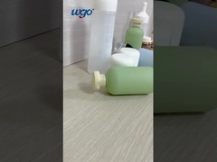 35.5cm Gümüş Renk WGO Yıkanabilir Banyo Duş Rafı Şeffaf Aksesuar Seti