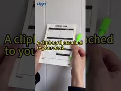 En pürüzsüz yüzeylere yapışın Ofis ve Okul Makale Tablosu Haftalık Planlayıcı Yazdırılabilir