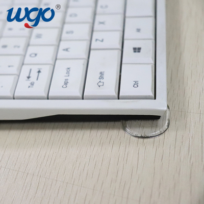 ISO 9001 32mm Yapışkanlı Silikon Ped Kapı Tokmağı Çarpma Koruyucu Yapışkan Pedler
