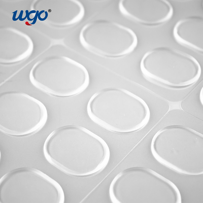 ISO 9001 32mm Yapışkanlı Silikon Ped Kapı Tokmağı Çarpma Koruyucu Yapışkan Pedler