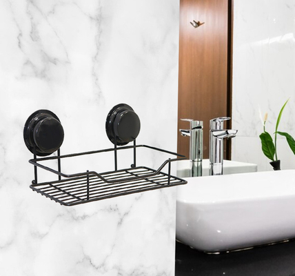 Hasarsız Montaj Delme Deliği Gerekmez Duş Kabini Kendinden Yapışkanlı Banyo Aksesuarları Krom Tutucu