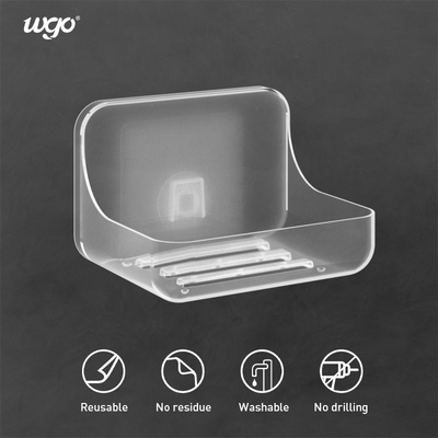 Duvara Monte 120mm Banyo Sabunluk Sızıntı Suyu Kendinden Yapışkanlı Sabunluk