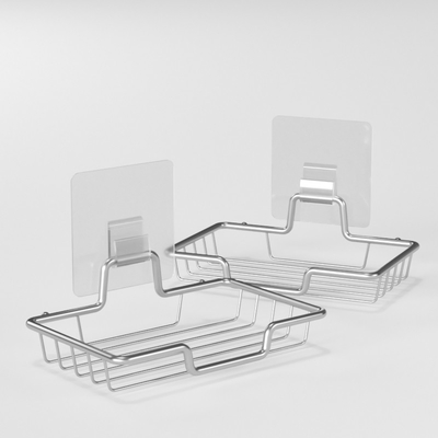 Banyo Aksesuarları seti Kendinden Yapışkanlı Montajlı Banyo Fiting Tutucu Banyo İçin Sabunluk Tutucu
