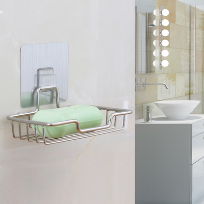 Banyo Aksesuarları seti Kendinden Yapışkanlı Montajlı Banyo Fiting Tutucu Banyo İçin Sabunluk Tutucu