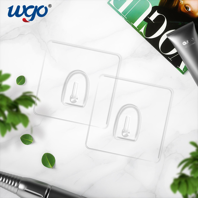 WGO Çift Taraflı Yapışkanlı Kanca Duvar Kancası Askı Mont Şapkalar Havlu Tuşları Giysi Kapısı Asılı Ev Dekor