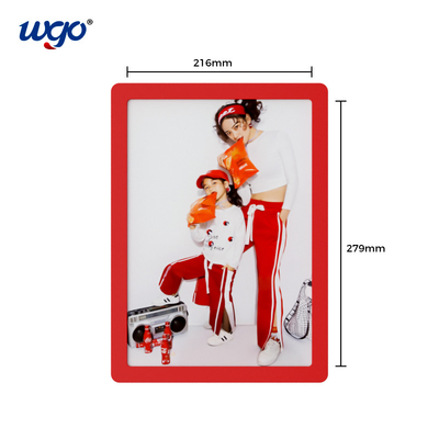 Yeniden Konumlandırılabilir Kendinden Yapışkanlı Plastik Tabela Tutucu Poster Cebi Duvara Monte Tabela Tutucu 8.5 x 11