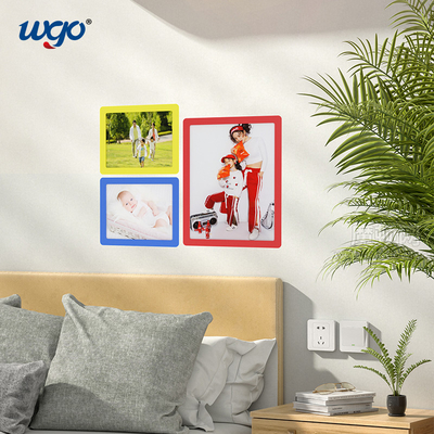 Yeniden Konumlandırılabilir Kendinden Yapışkanlı Plastik Tabela Tutucu Poster Cebi Duvara Monte Tabela Tutucu 8.5 x 11