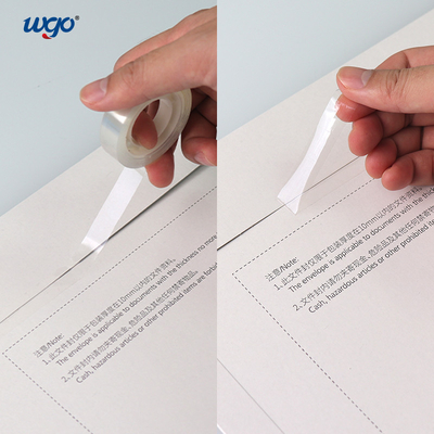 Çıkarılabilir Paket WGO Yapışkanlı Şeffaf Bant Ofis ve Okul Ev Günlük Yaşam