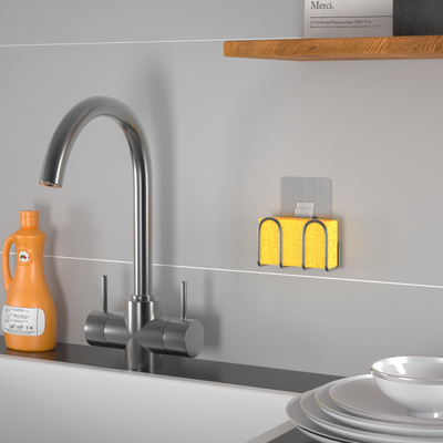 WGO SS304 Mutfak Lavabo Caddy Organizatör Kendinden Yapışkanlı Kurulum gerektirmez