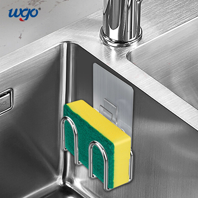 Kendinden Yapışkanlı Sünger Fırça Banyo Caddy Tutucu Hasarsız ODM 100mm Geniş