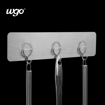 Elbise Askıları ve Organizatörler için SS304 PVC Stickey Duvara Monte Kanca
