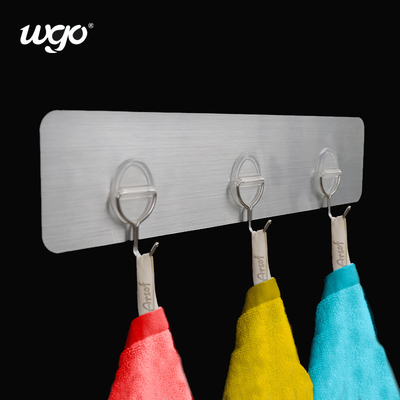 Elbise Askıları ve Organizatörler için SS304 PVC Stickey Duvara Monte Kanca