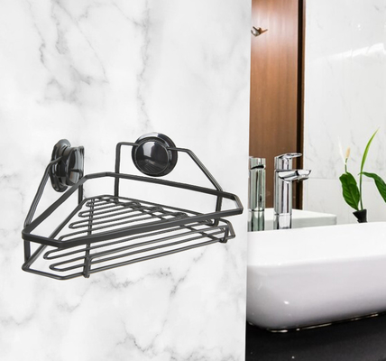 Patentli Emme Montajlı Köşe Banyo Caddy Suya Dayanıklı Duş Rafı