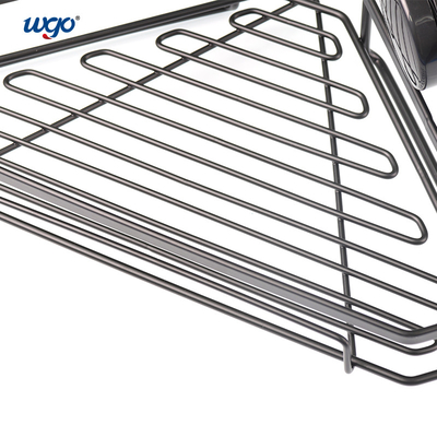 Patentli Emme Montajlı Köşe Banyo Caddy Suya Dayanıklı Duş Rafı