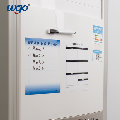 W Peel Dry Erase Duvara Yapıştırma Beyaz Tahta Film Levhası 11x17 İşaretleyici Dahil