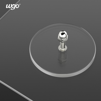 WGO Çubuklu Duş Rafı 70x70 duvara montaj Çıkarılabilir Yapışkan Kancalar 5kg Yükleme PVC etiketli