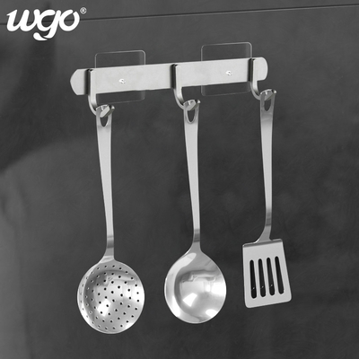 Duvara Yapıştır Gümüş Şeffaf WGO Banyo Armatürleri ve Aksesuarları Sondaj Yok