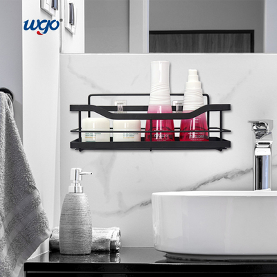 SS201 Tekrar kullanılabilir duvar banyo aksesuarları duş için krom tutucu 10kg yükleme arabası
