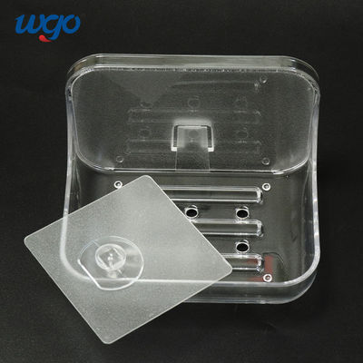 120mm Geniş Şeffaf Sabunluk, Şerit Şekli Sızıntı Suyu ile