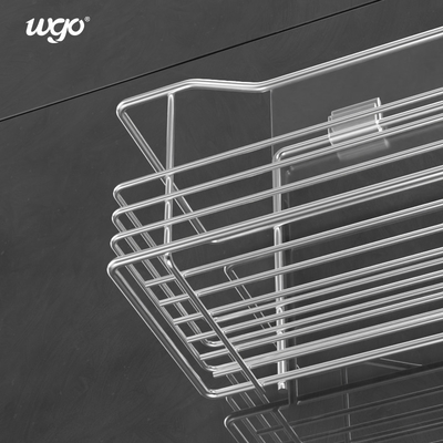 SS201 Duvara Monte Mutfak Depolama Rafları 10kg Yükleme Mutfak Duvar Rafı