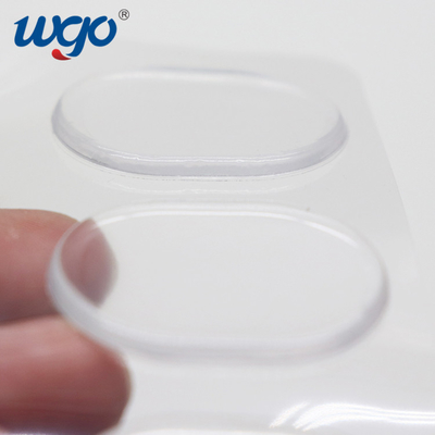 ISO 9001 32mm Yapışkanlı Silikon Ped Kapı Tokmağı Çarpma Koruyucu Yapışkan Pedler