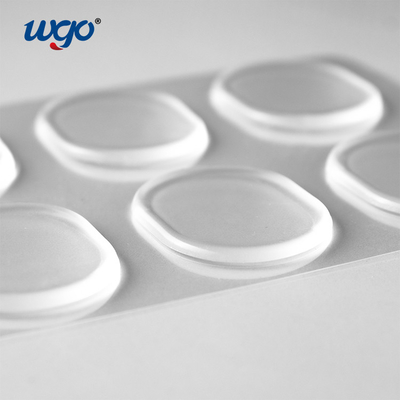 ISO 9001 32mm Yapışkanlı Silikon Ped Kapı Tokmağı Çarpma Koruyucu Yapışkan Pedler