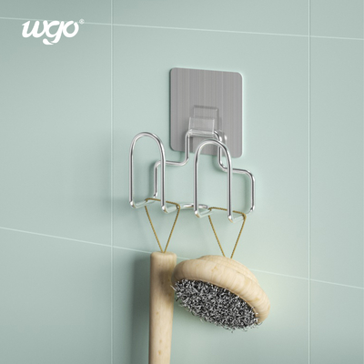 Kendinden Yapışkanlı Sünger Fırça Banyo Caddy Tutucu Hasarsız ODM 100mm Geniş