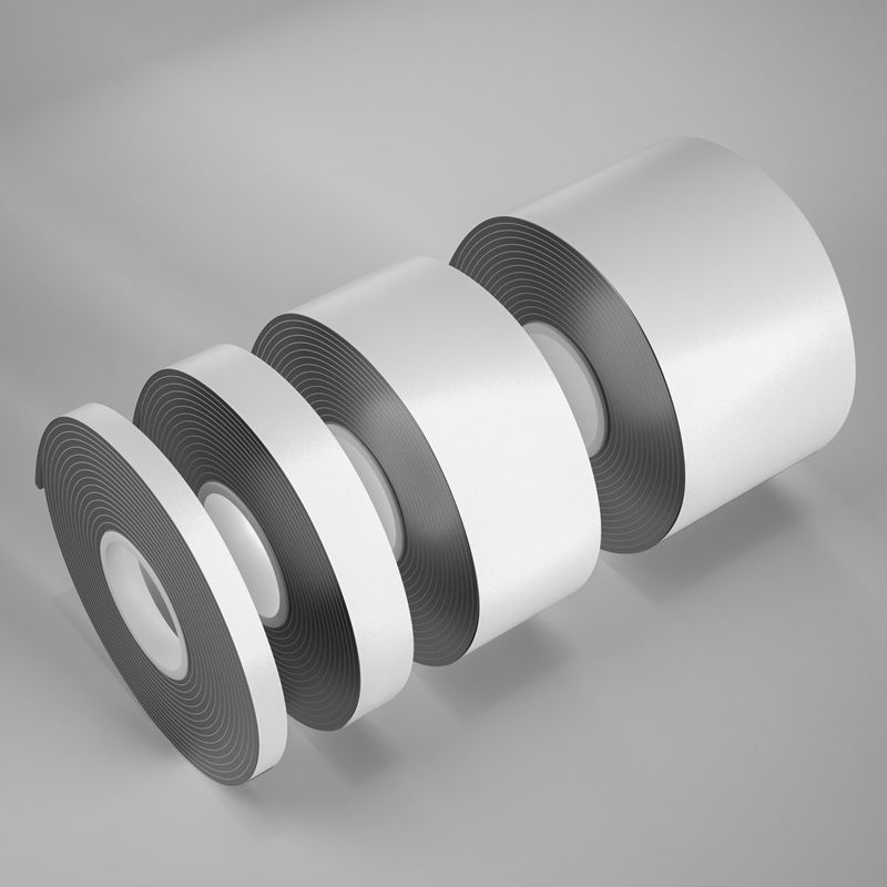 Şeffaf Siyah Kalıntı Ücretsiz Kurulum Çift Taraflı Bant Yıkanabilir