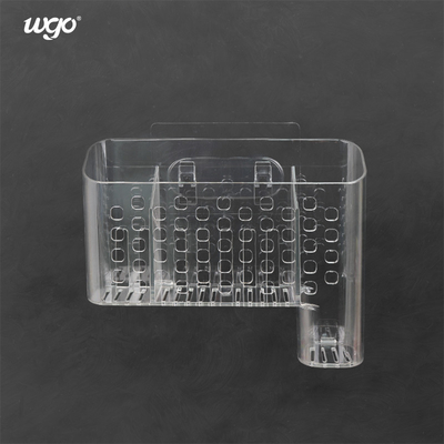 280mm PET Duvara Monte Diş Fırçası Caddy ISO 9001 Hasarsız Sepetlik