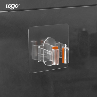 Temizleme Aletleri İçin Hasarsız Güçlü Montajlı Yapışkanlı Süpürge Paspas Tutacağı